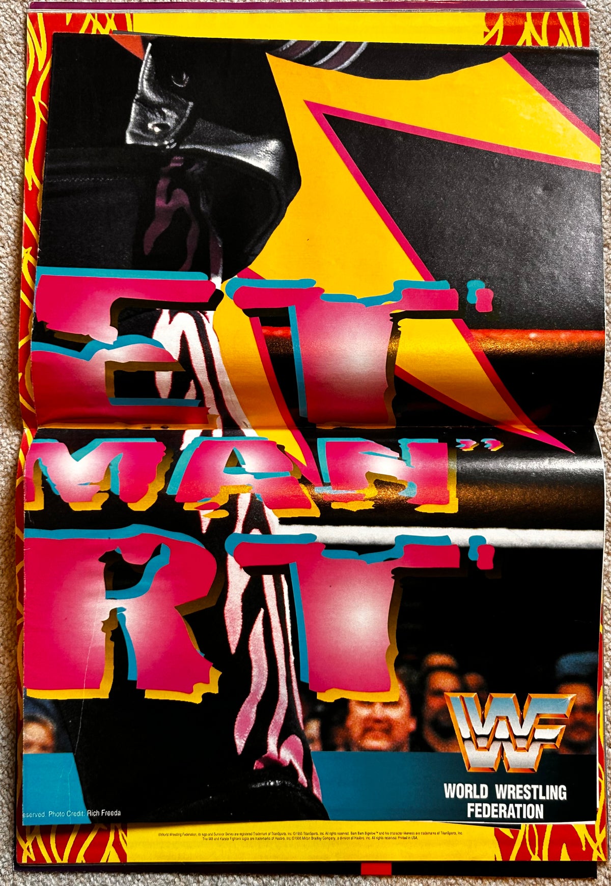 WWF Wrestling Germany Magazine November 1995 With Posters