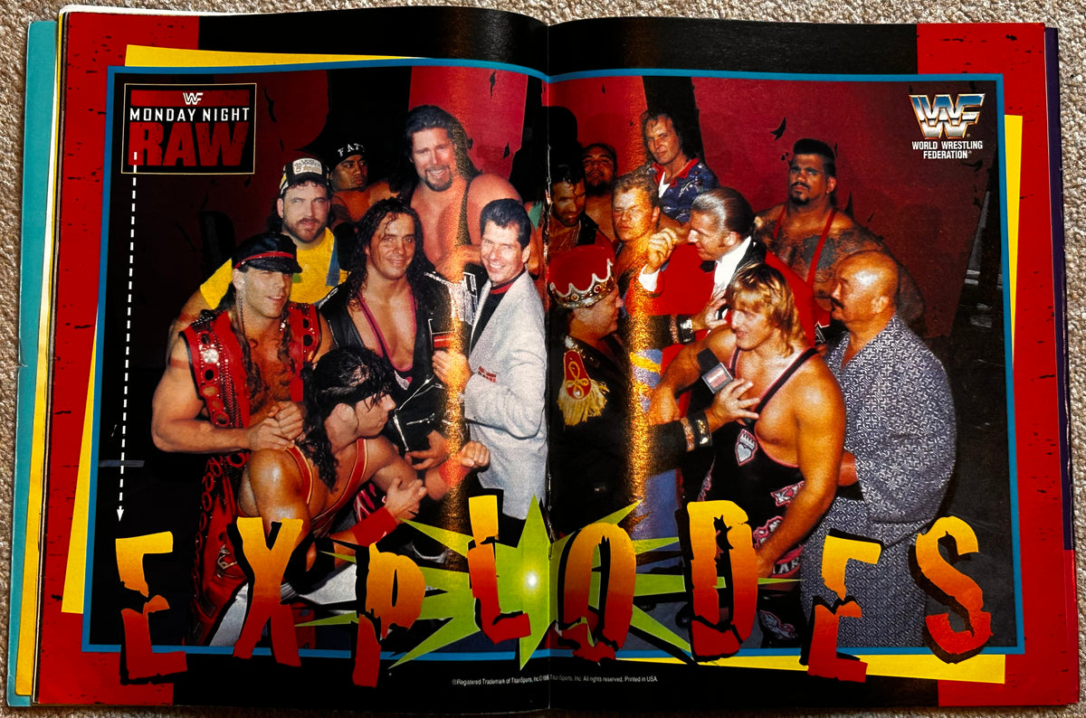 WWF Wrestling Germany Magazine December 1995 With Poster