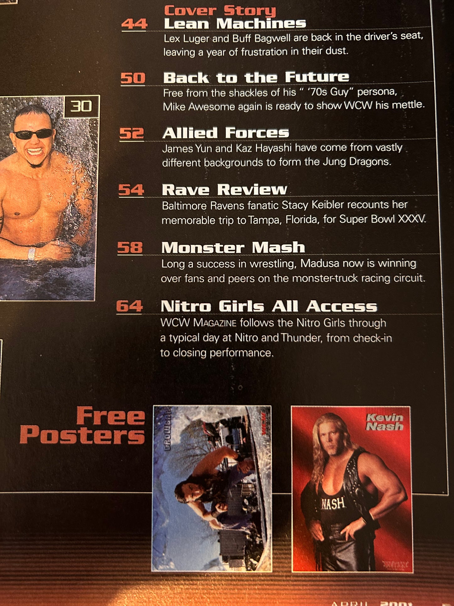 WCW Magazine April 2001 Issue 72