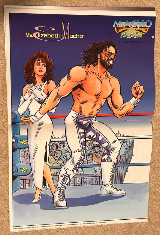 WWF Battlemania Comic Issue 3 w/Posters