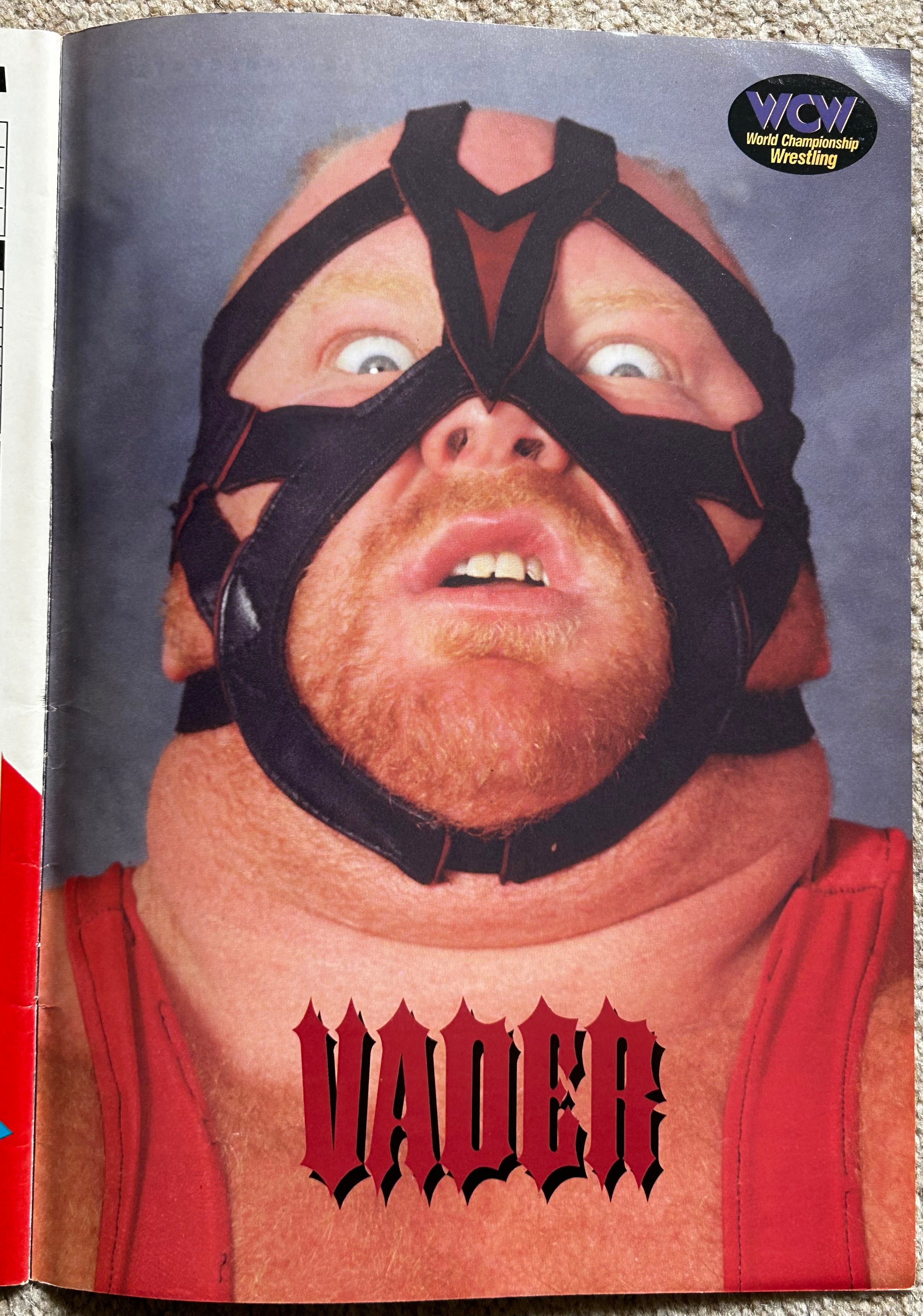 WCW Wrestling Autograph newest Vader Promo