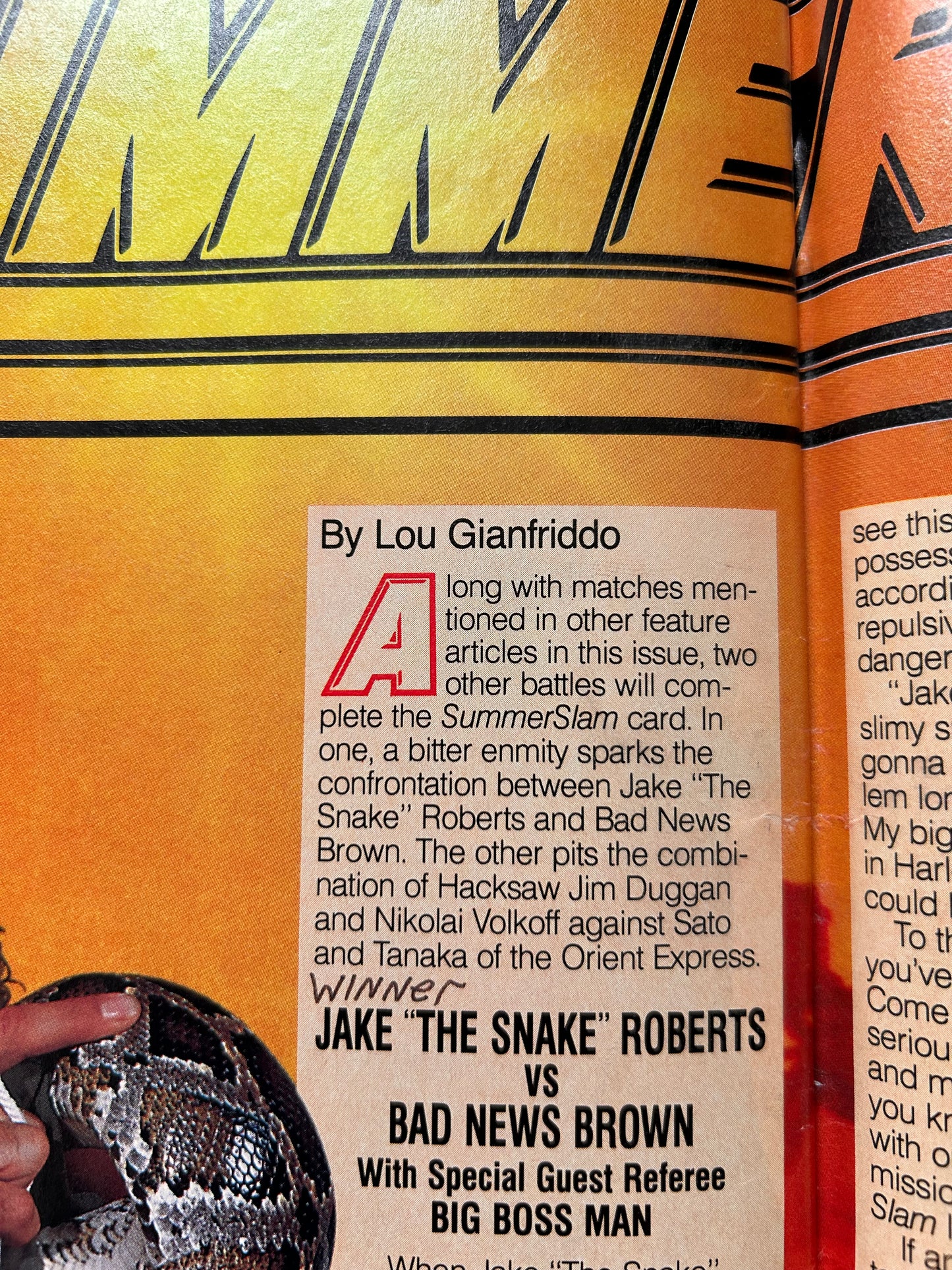 WWF Wrestling Magazine September 1990