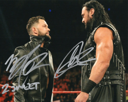 Finn Balor & Drew McIntyre WWE Signed Photo