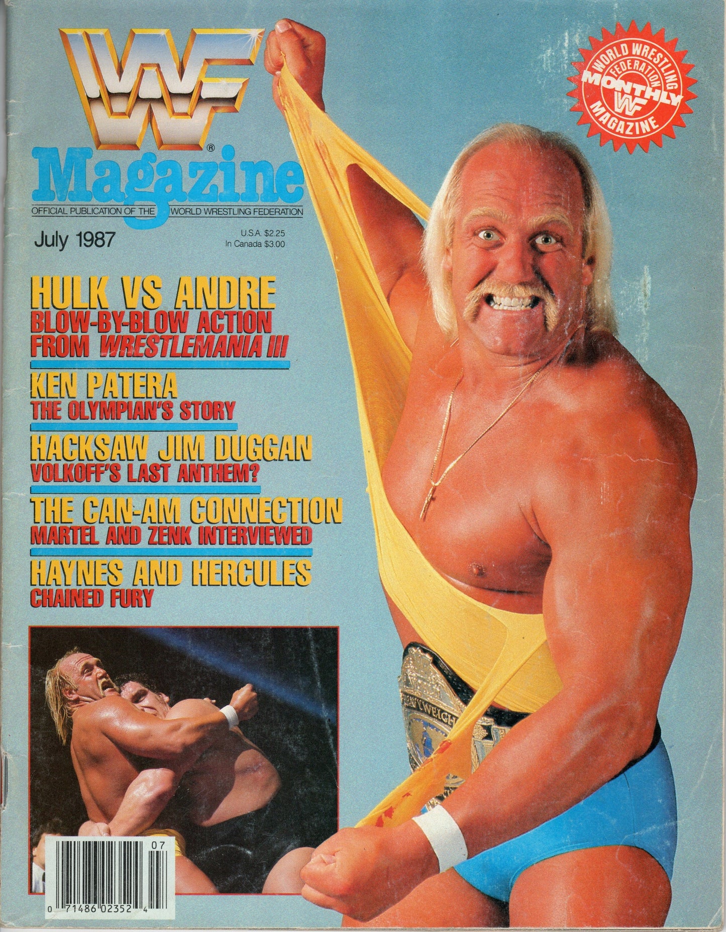 WWF Magazine July 1987