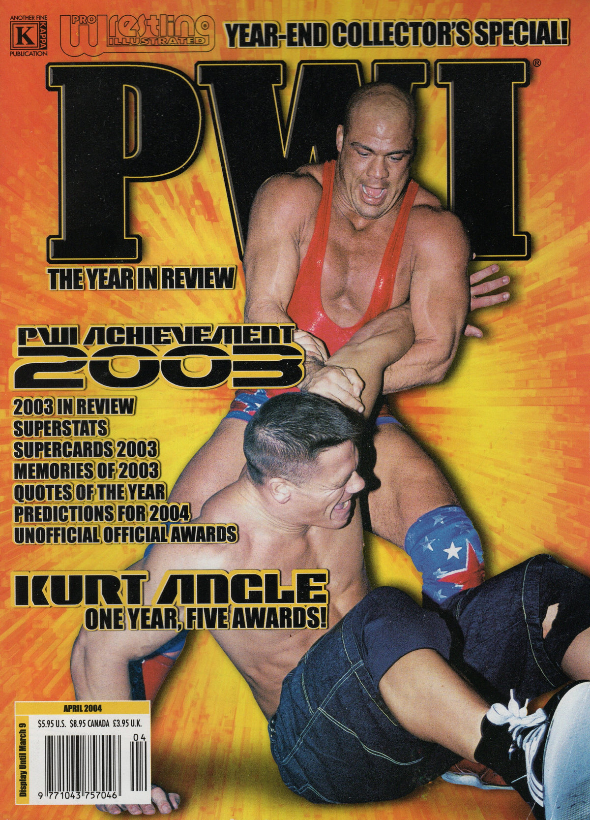 PWI Pro Wrestling Illustrated Magazine April 2004 – RetroWrestling.com