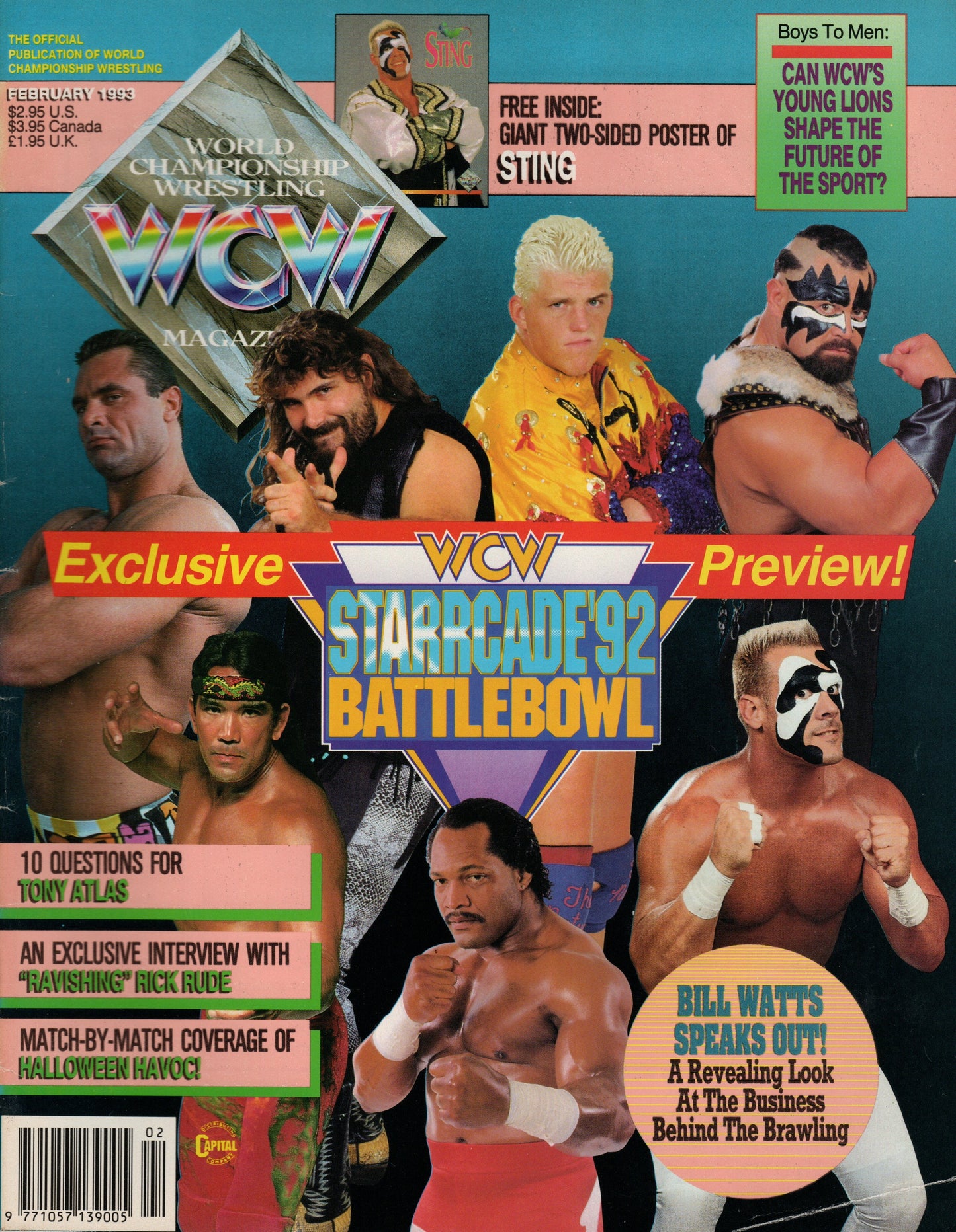 WCW Magazine February 1993