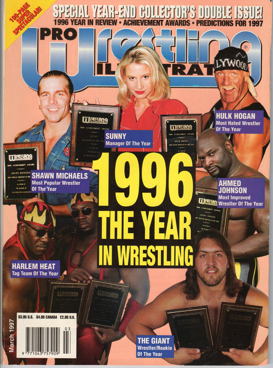 PWI Pro Wrestling Illustrated Magazine March 1997