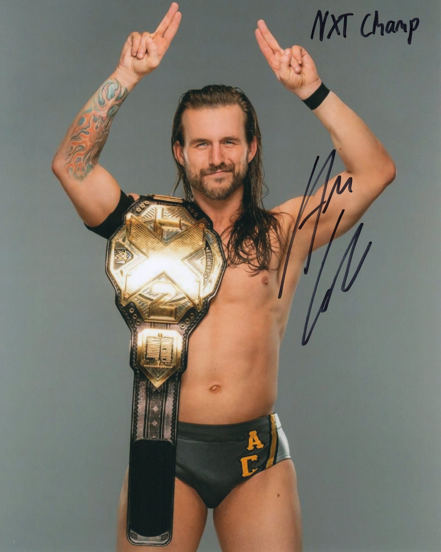 Adam Cole WWE NXT Signed Photo