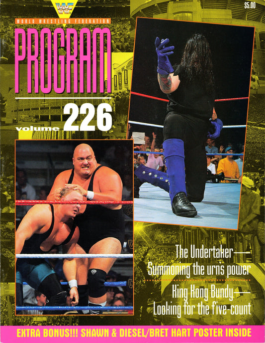 WWF World Wrestling Federation 1994 Magazine/Program #226