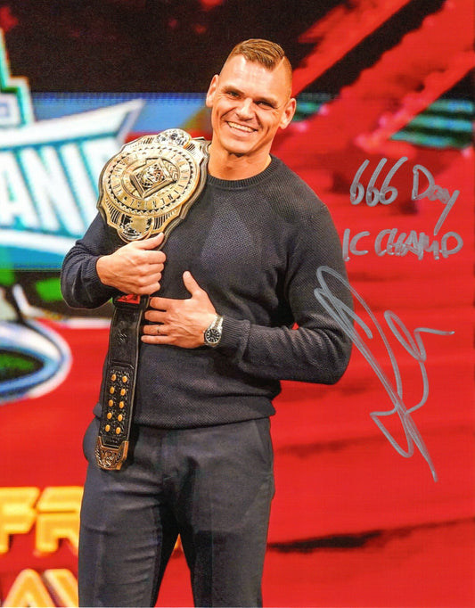 Gunther WWE Signed Photo