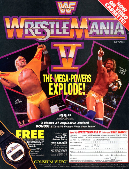 WWF No Holds Barred Movie Magazine