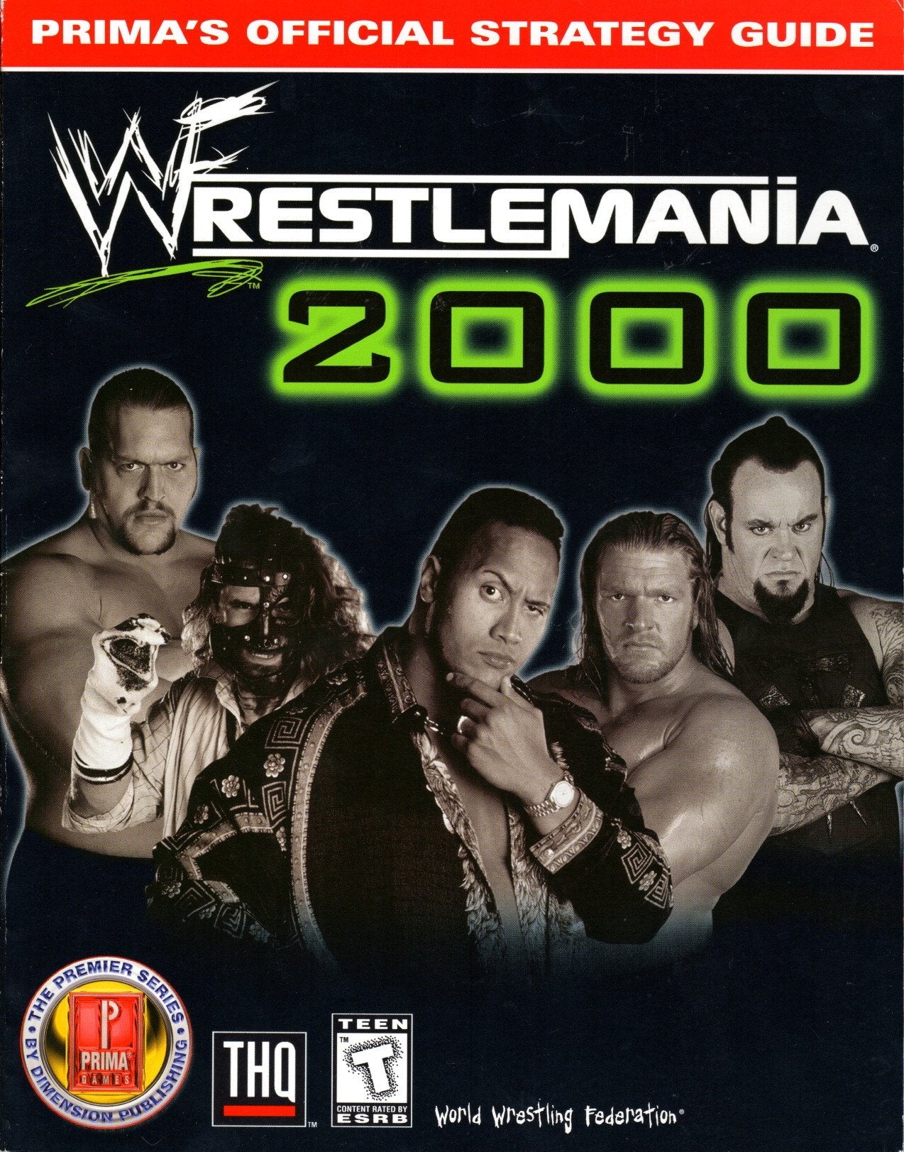 WWF Magazine Wrestlemania 2000 Official Video Game Strategy Guide ...