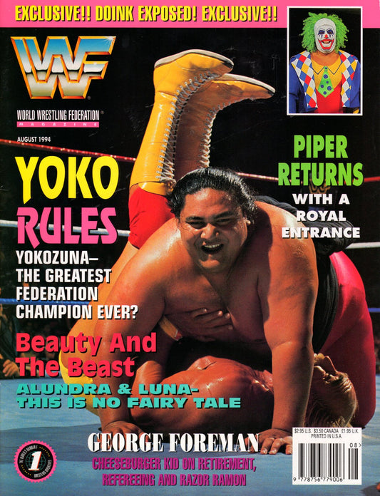 WWF Magazine August 1994