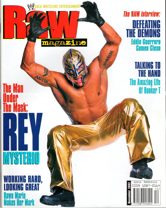 WWE Raw Magazine December 2002 w/Poster