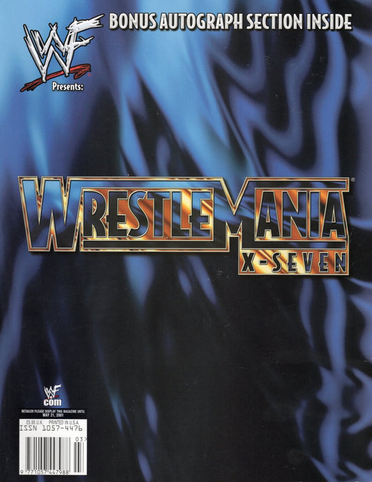 WWF Wrestling Wrestlemania X-Seven Official Special Collectors Edition Magazine