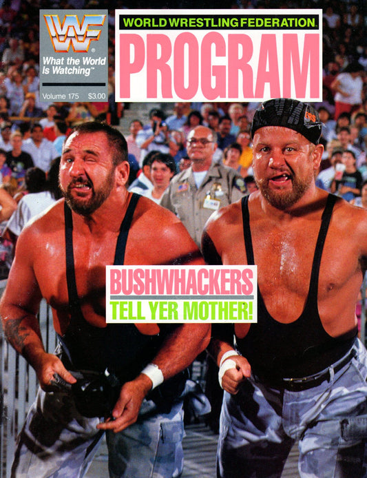 WWF World Wrestling Federation 1989 Magazine/Program #175