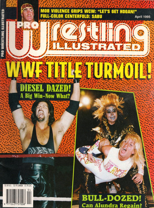 PWI Pro Wrestling Illustrated Magazine April 1995