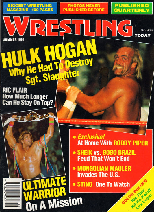 Wrestling Today Magazine Summer 1991