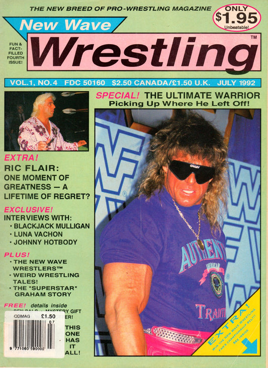 New Wave Wrestling Magazine July 1992