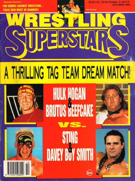 Wrestling Superstars Magazine October 1993