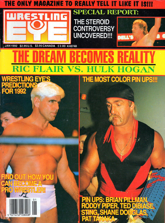 Wrestling Eye Magazine January 1992