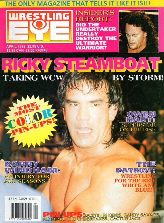 Wrestling Eye Magazine April 1992