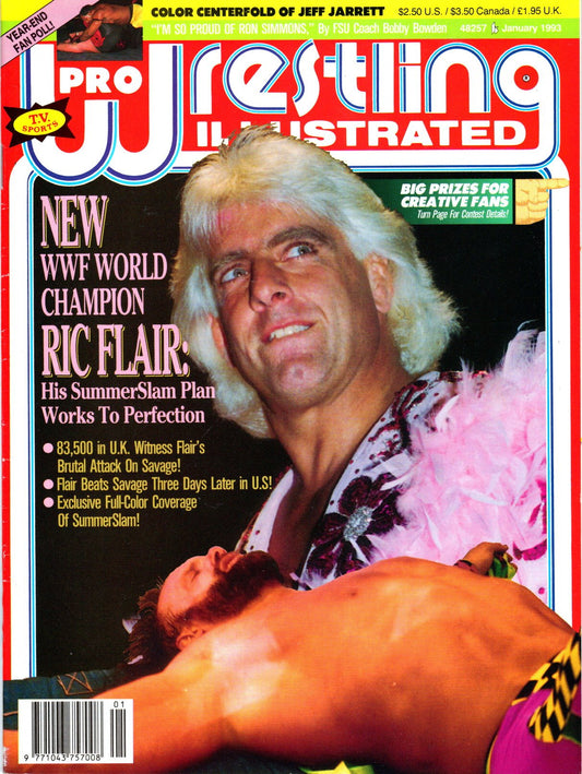 PWI Pro Wrestling Illustrated Magazine January 1993