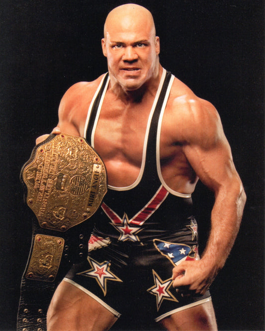 Kurt Angle WWE Matte Photo