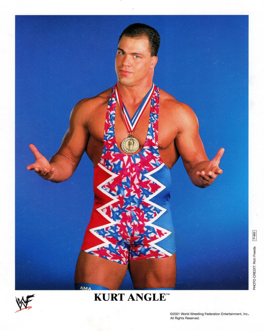 Kurt Angle WWE Promo Photo