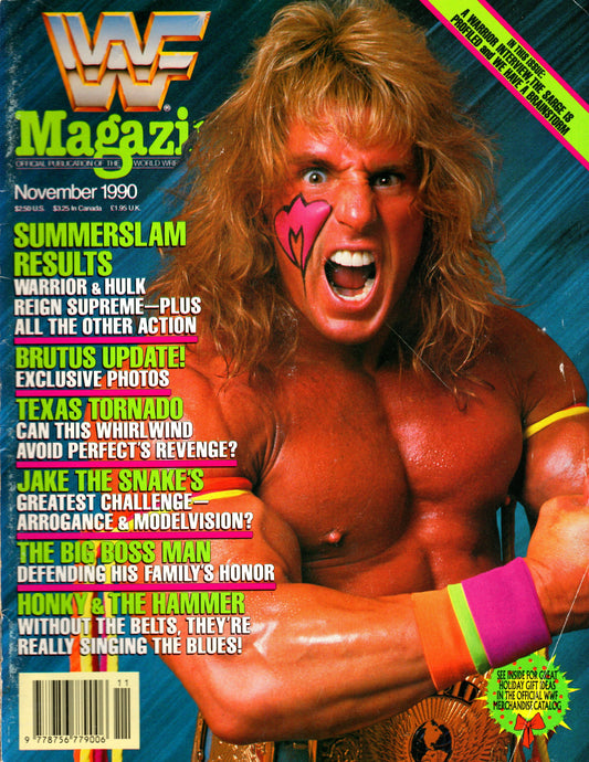 WWF Wrestling Magazine November 1990