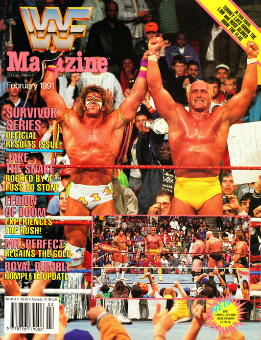 WWF Wrestling Magazine February 1991