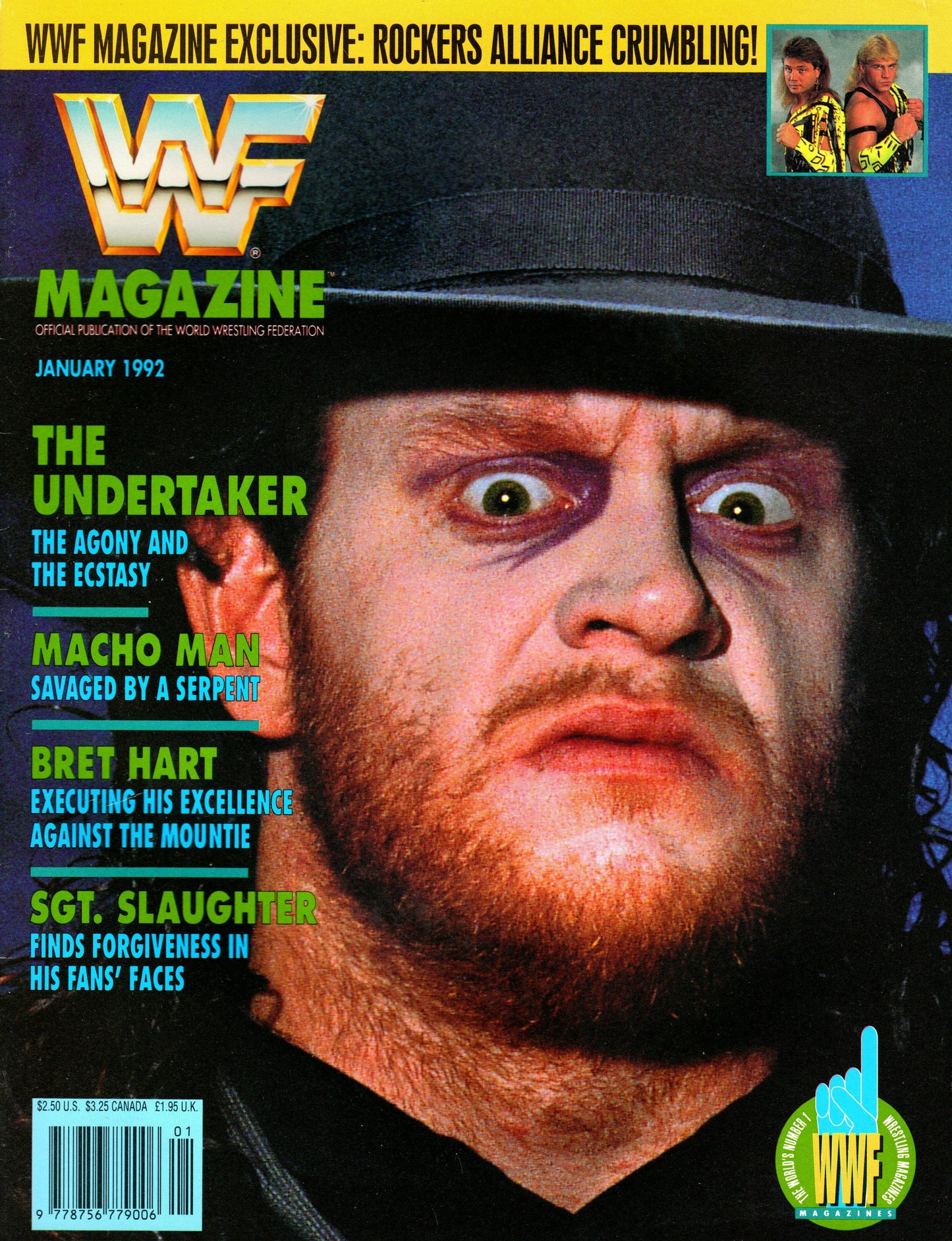 WWF Wrestling Magazine January 1992