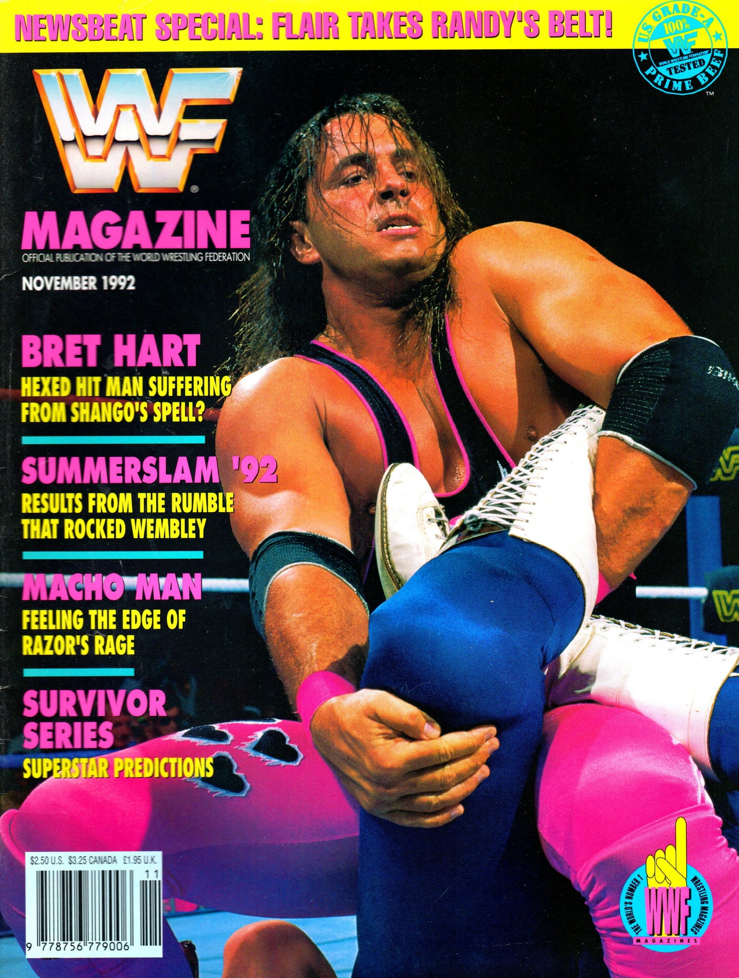 WWF Wrestling Magazine November 1992