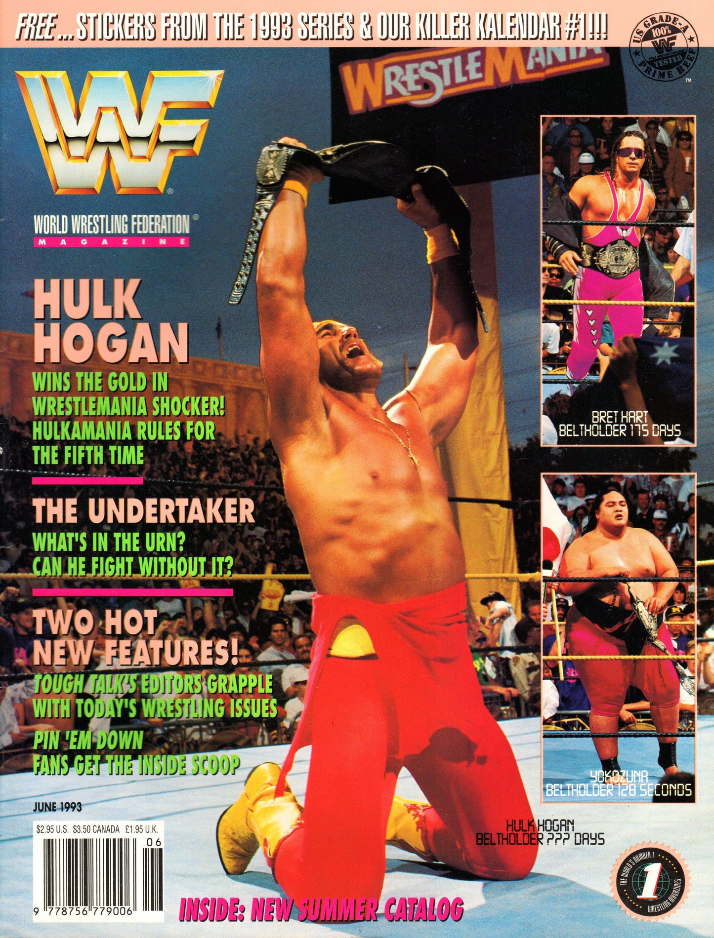 WWF Wrestling Magazine June 1993
