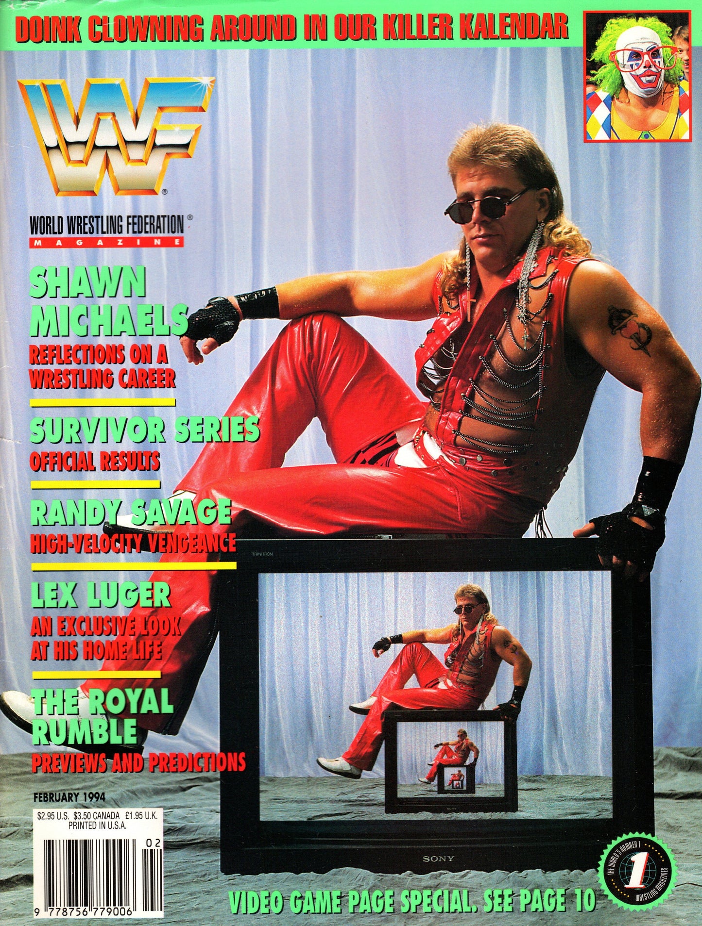WWF Wrestling Magazine February 1994