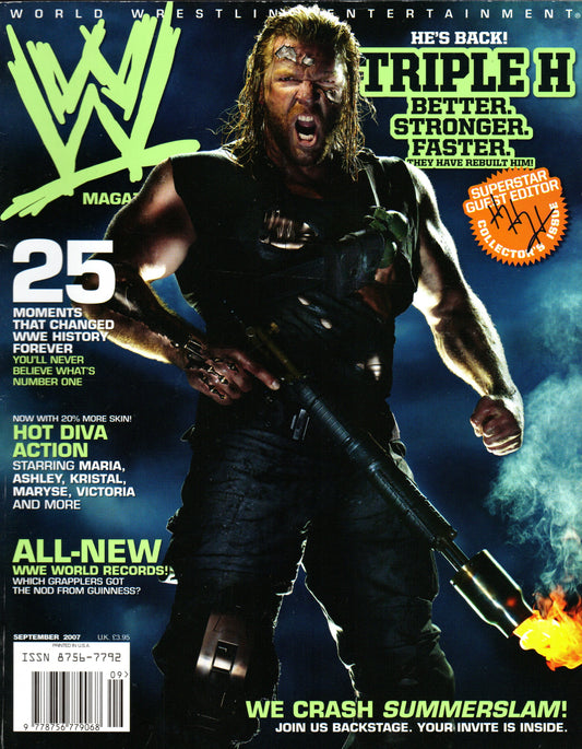 WWE Wrestling Magazine September 2007