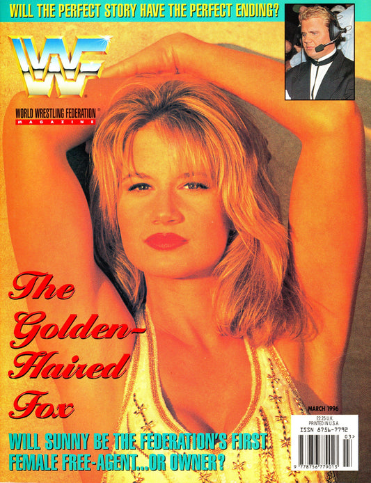 WWF Wrestling Magazine March 1996 w/Poster