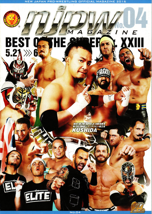 NJPW Japanese Professional Wrestling Magazine No.04 2016