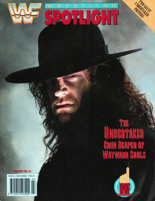 WWF The Undertaker Wrestling Spotlight Magazine