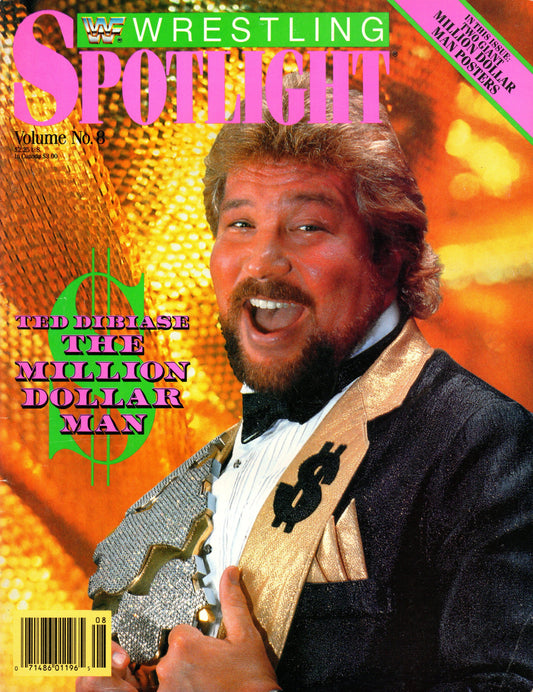 WWF The Million Dollar Man Ted Dibiase Wrestling Spotlight Magazine