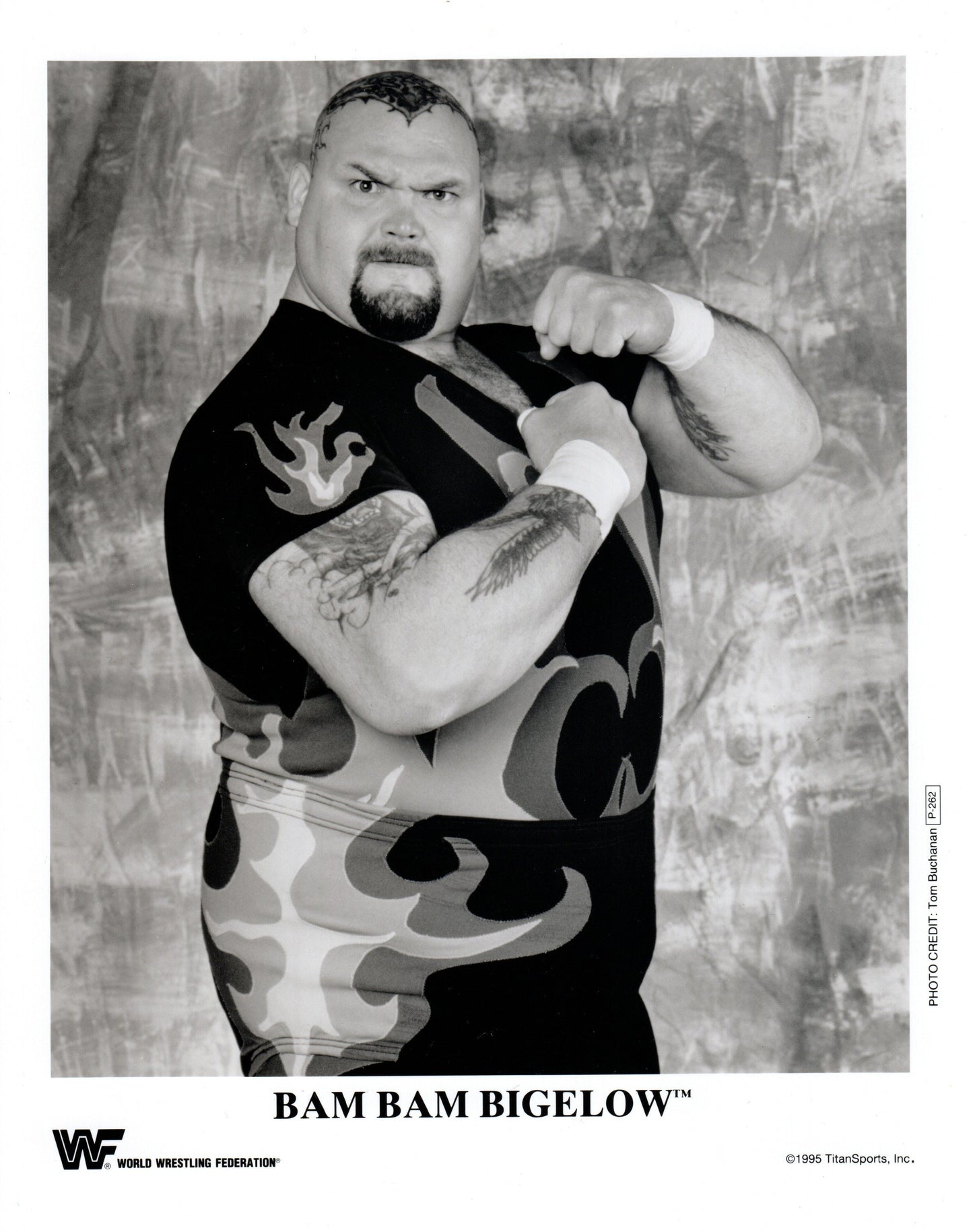 Bam Bam Bigelow WWF Wrestling Promo Photo P-262