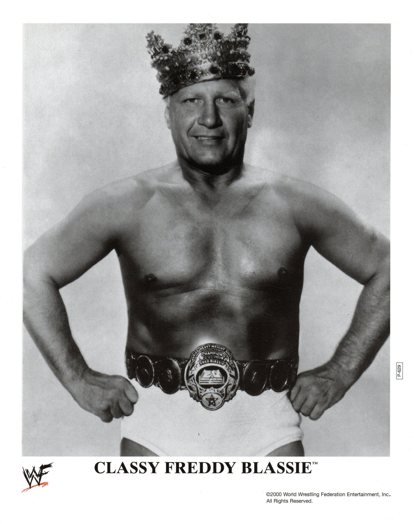Classy Freddy Blassie WWF Wrestling Promo Photo P-629