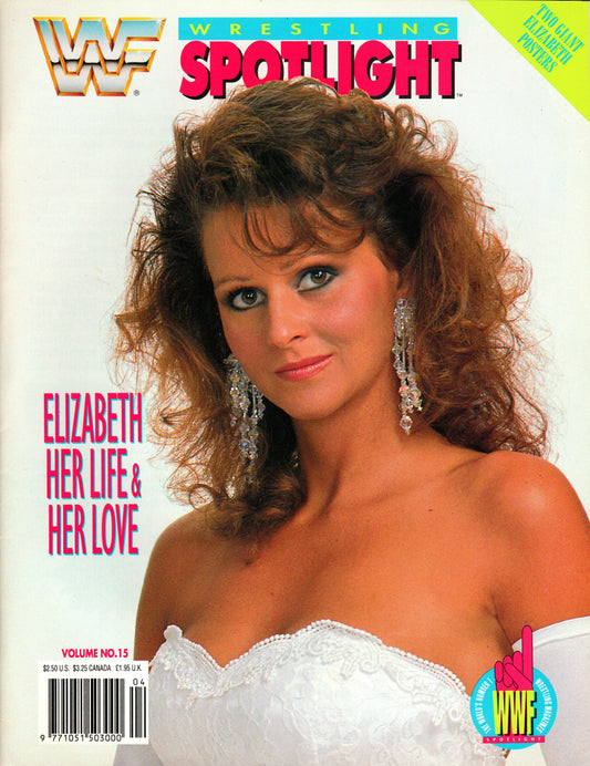 WWF Miss Elizabeth Wrestling Spotlight Magazine