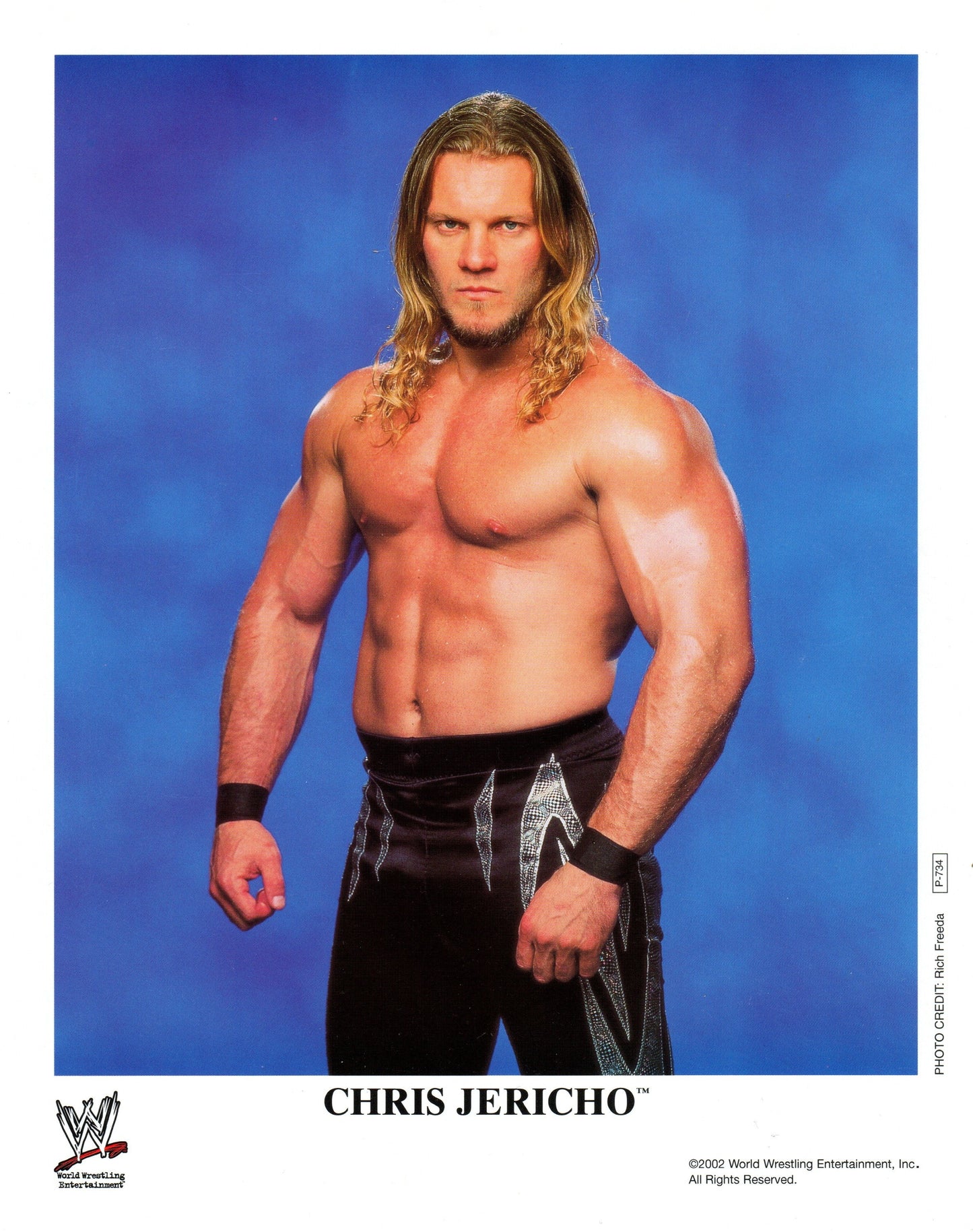 Chris Jericho WWE Wrestling Promo Photo P-734