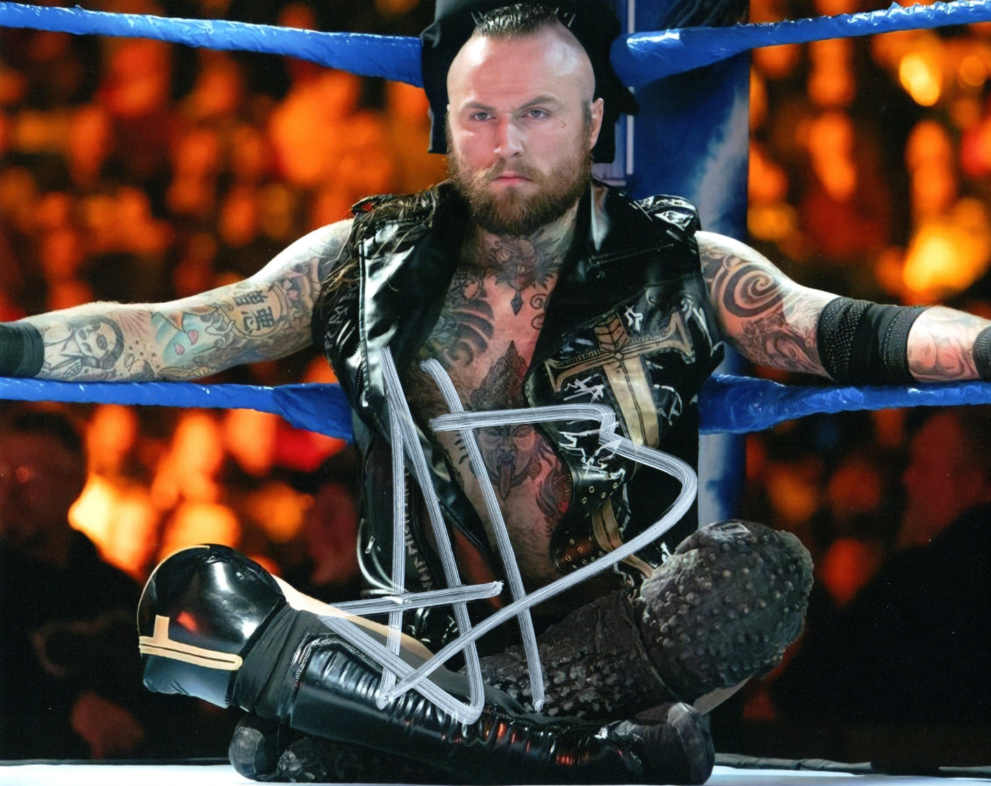 Aleister Black WWE NXT Wrestling Signed Photo