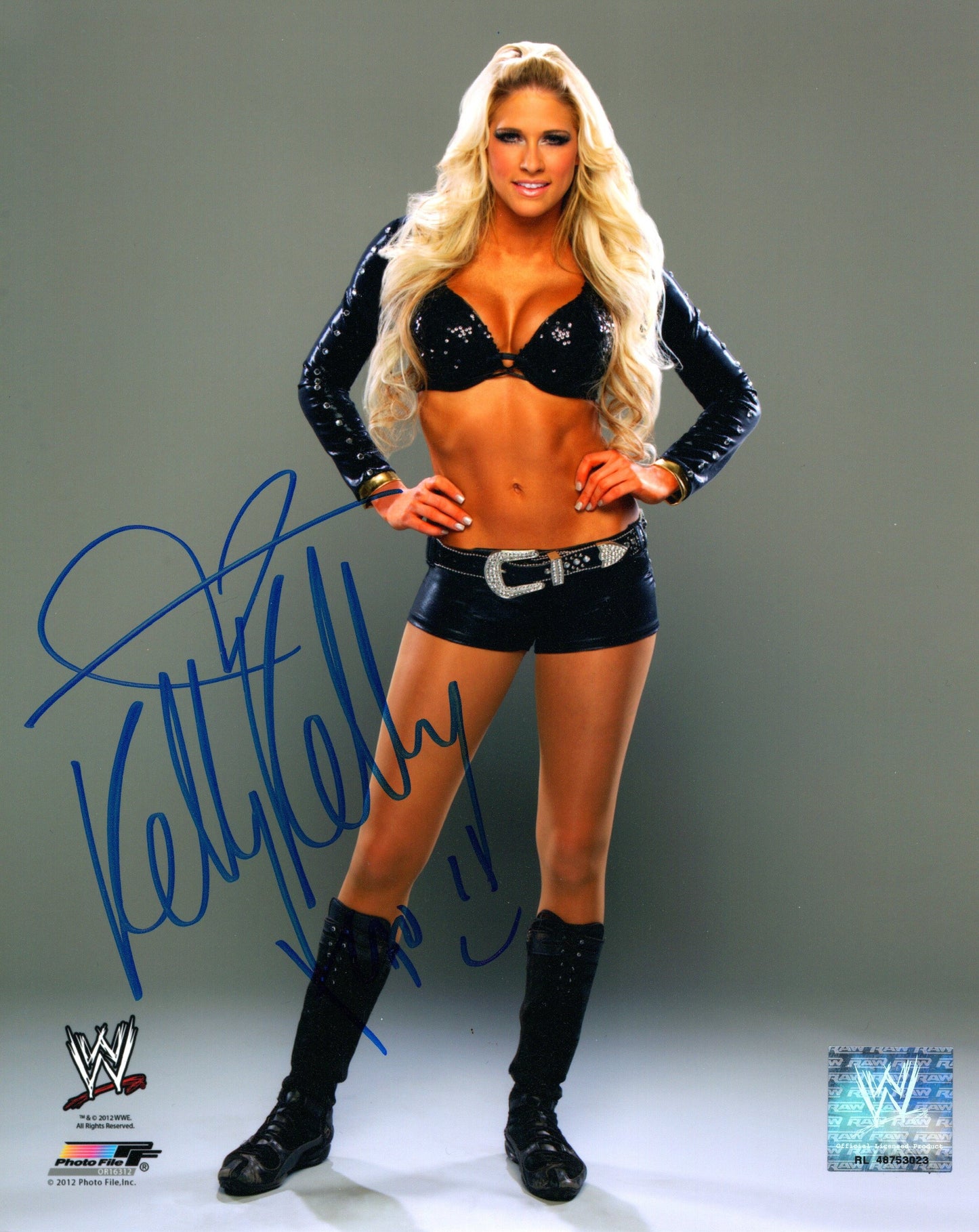 Kelly Kelly WWE Wrestling Signed Photofile Photo