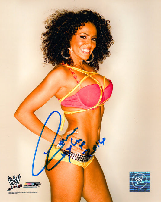 Layla El WWE Wrestling Signed Photofile Photo