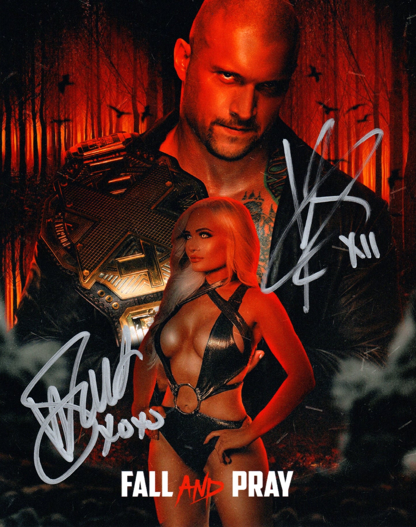Scarlett & Karrion Kross WWE NXT Wrestling Signed Photo
