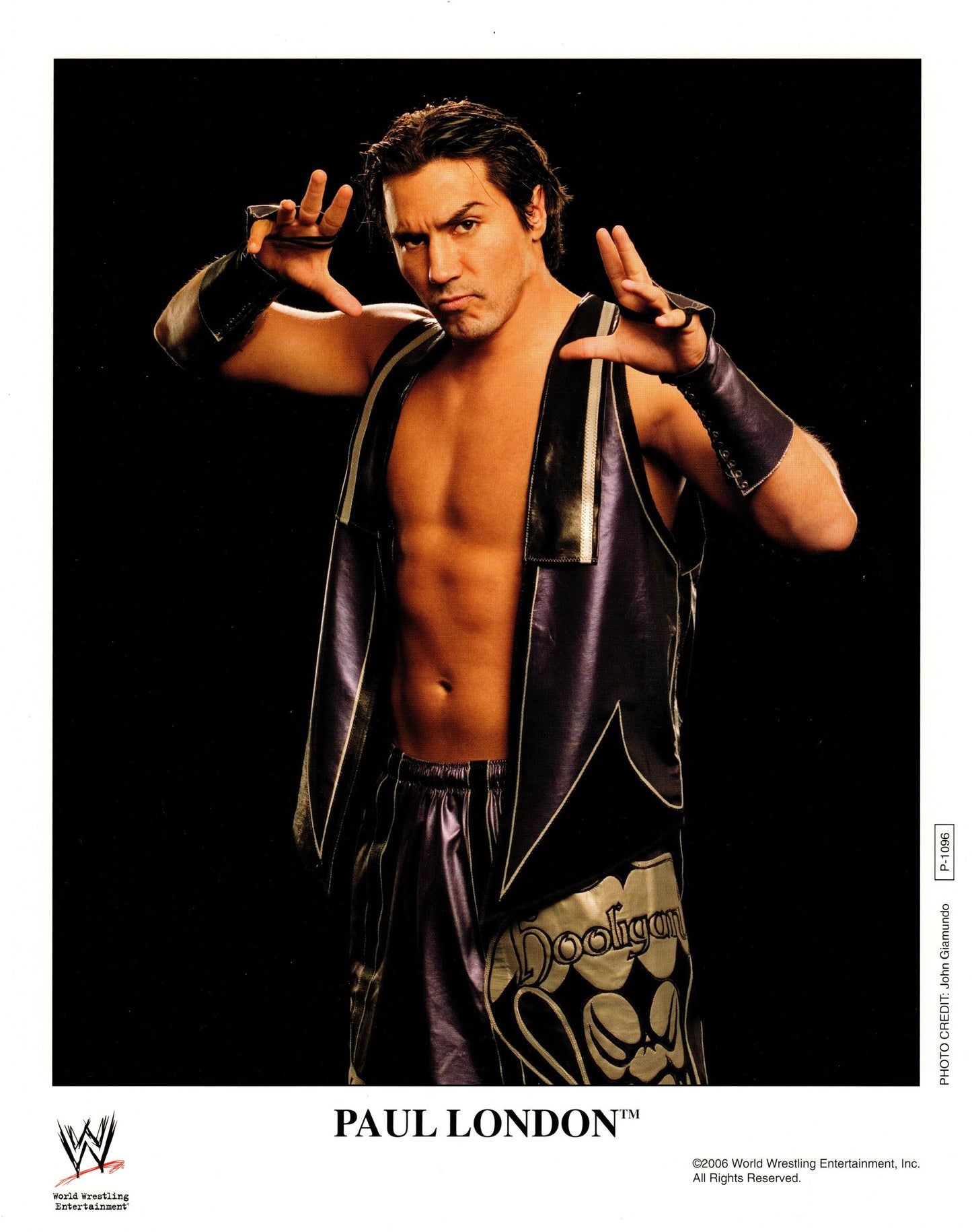 Paul London WWE Wrestling Promo Photo P-1096