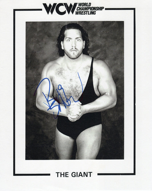 The Giant WCW Wrestling Signed Print